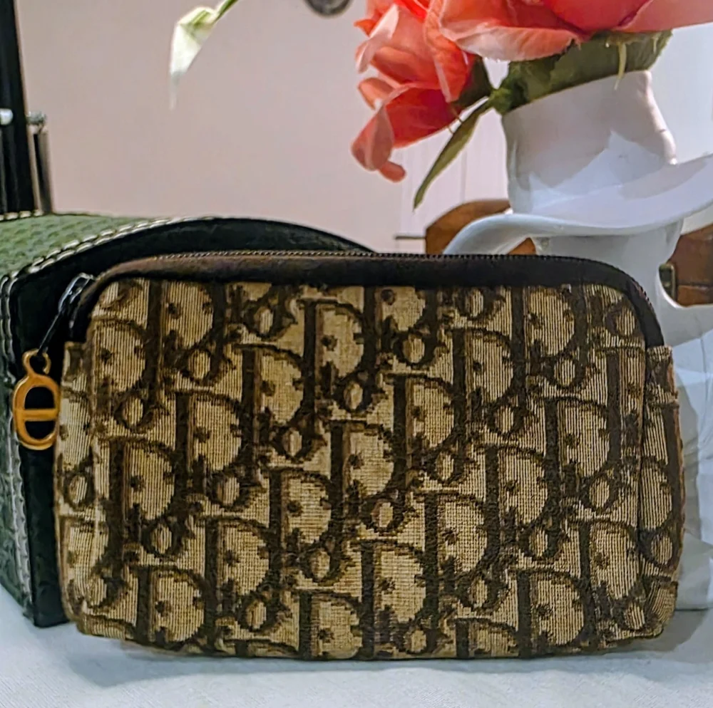 Dior, Vintgage Pouch With Original Charm. Perfect! - Picture 3 of 8